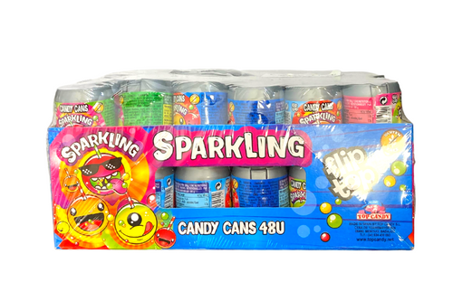 An image of Base of Top Candy - Candy Cans - Sparkling - 48 x 10g from Best Before Its Gone, we stock products near or past their best Before Date.
