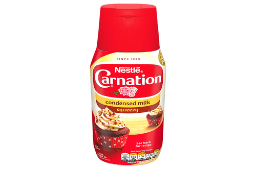 An image of Nestle - Carnation - Squeezy Condensed Milk - 450g from Best Before Its Gone, we stock products near or past their best Before Date.