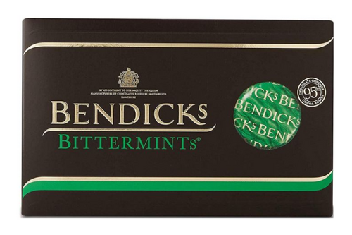 An image of Bendicks - Bittermints Chocolates with Peppermint Fondant Centre - 400g  from Best Before Its Gone, we stock products near or past their best Before Date.