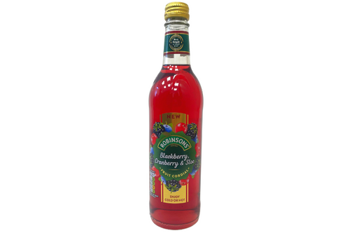 An image of Robinsons - Blackberry, Cranberry &amp; Slo - Fruit Cordial - 500ml  from Best Before Its Gone, we stock products near or past their best Before Date.