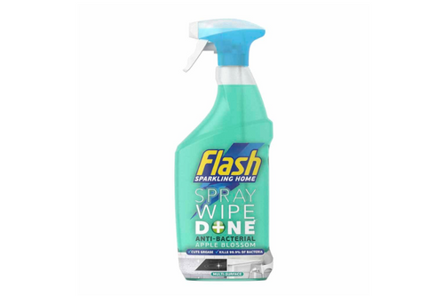 An image of Flash - Spray Wipe Done Apple Blossom - Anti Bacterial - 800ml from Best Before Its Gone, we stock products near or past their best Before Date.