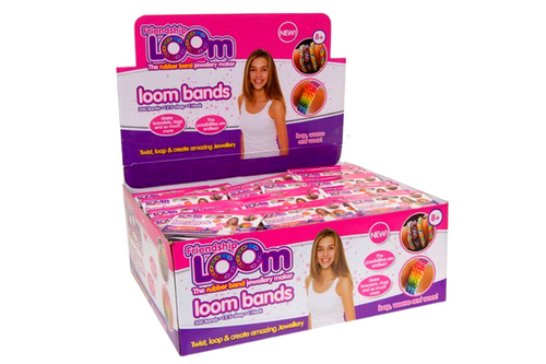 An image of Box of Friendship Looms Bands - Scented - 48 Packs (300 Bands ,12 S- Clasp, 1 Hook each Pack) from Best Before Its Gone, we stock products near or past their best Before Date.