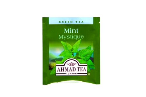 An image of Ahmad Tea London - Mint Mystique Green Tea - Individual Wrapped Bag from Best Before Its Gone, we stock products near or past their best Before Date.