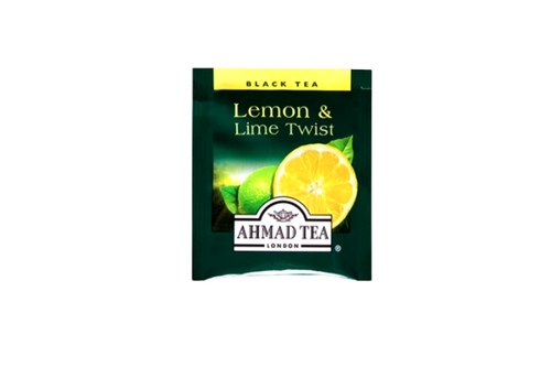 An image of Ahmad Tea London - Lemon &amp; Lime Twist - Black Tea - Individual Wrapped Bag from Best Before Its Gone, we stock products near or past their best Before Date.