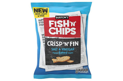 Burton's - Fish n Chips - Salt & Vinegar - 150g