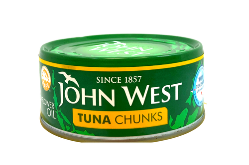 John West - Tuna Chunks in Sunflower Oil - 145g.