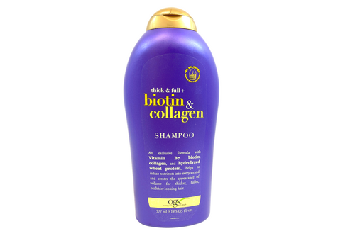 An image of Ogx - Thick &amp; Full+ Biotin &amp; Collagen Shampoo - 577ml from Best Before Its Gone, we stock products near or past their best Before Date.