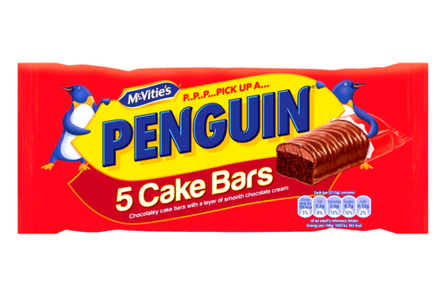An image of McVitie's - Penguin - Chocolate Cake Bars - 5 Pack from Best Before Its Gone, we stock products near or past their best Before Date.