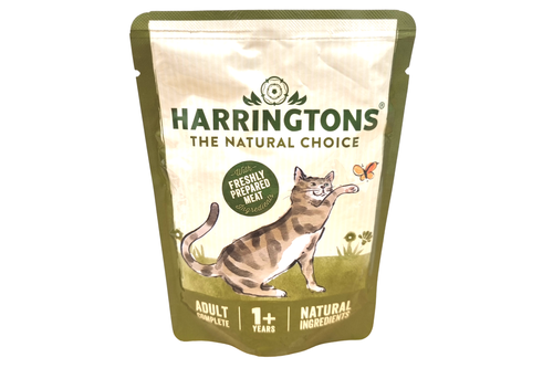An image of Harringtons - Wet Cat Pouch - Adult Complete - 1+ Years - Chicken in Jelly - 85g from Best Before Its Gone, we stock products near or past their best Before Date.