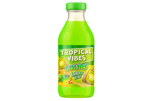 An image of Tropical Vibes - Sours - Kawaii Kiwi - 300ml from Best Before Its Gone, we stock products near or past their best Before Date.