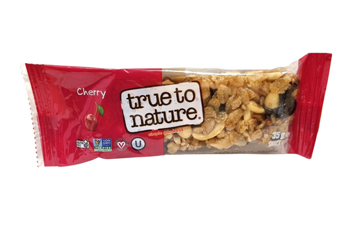 An image of True to Nature - Cereal Bar - Cherry - 35g from Best Before Its Gone, we stock products near or past their best Before Date.