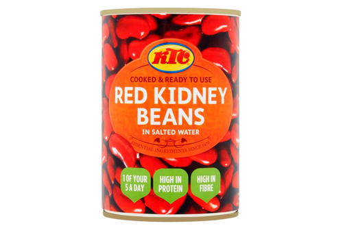 An image of KTC - Red Kidney Beans in Salted Water - 400g from Best Before Its Gone, we stock products near or past their best Before Date.