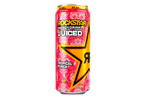 An image of Rockstar - Juiced - Tropical Punch Energy Drink - 500ml from Best Before Its Gone, we stock products near or past their best Before Date.