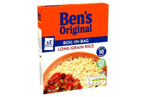 Ben's Original - Boil In Bag - Long Grain Rice - 2 x 125g - Best Before ...