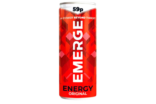 An image of Emerge - Energy Drink - Original - 250ml  from Best Before Its Gone, we stock products near or past their best Before Date.
