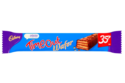 An image of Cadbury - Timeout Wafer Chocolate Bar - 20.2g from Best Before Its Gone, we stock products near or past their best Before Date.