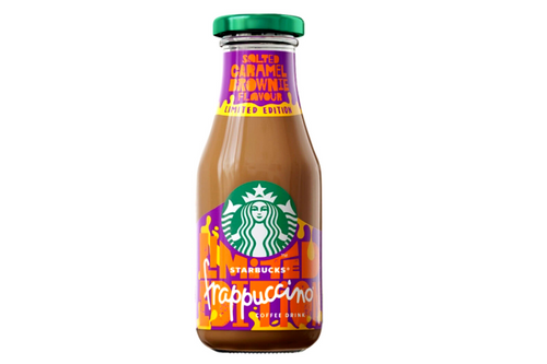An image of Starbucks - Frappuccino - Salted Caramel Brownie Flavour - 250ml from Best Before Its Gone, we stock products near or past their best Before Date.