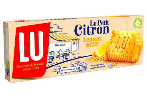 An image of LU Le Petit Citron - Lemon Flavoured Soft Bakes - 5 Pack - 140g from Best Before Its Gone, we stock products near or past their best Before Date.