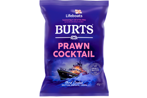 An image of Burts - Prawn Cocktail Hand Cooked Potato Chips - 40g from Best Before Its Gone, we stock products near or past their best Before Date.