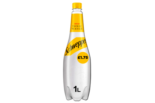 An image of Schweppes - Indian Tonic Water - 1l. from Best Before Its Gone, we stock products near or past their best Before Date.