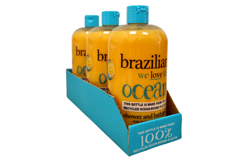 An image of Case of Treaclemoon - Brazilian Love - Shower &amp; Bath Gel - Vegan - 3 x 500ml from Best Before Its Gone, we stock products near or past their best Before Date.