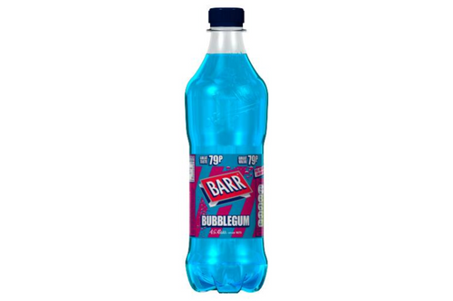 An image of Barr - Bubble Gum Sparkling Drink -500ml from Best Before Its Gone, we stock products near or past their best Before Date.