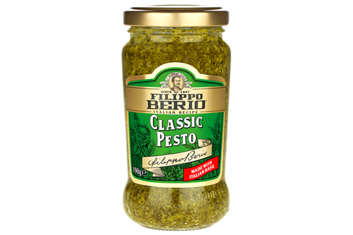 An image of Filippo Berio - Classic Pesto - 190g from Best Before Its Gone, we stock products near or past their best Before Date.