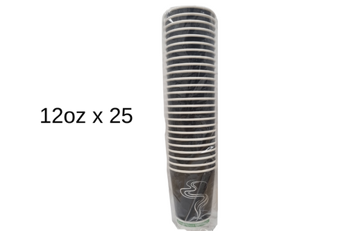 An image of iECO - Triple Wall Compostable Hot Cups - 12oz x 25 from Best Before Its Gone, we stock products near or past their best Before Date.