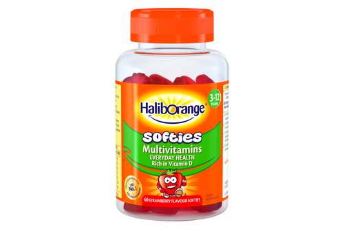 An image of Haliborange - Softies - Multivitamins - 60 Strawberry Flavour Softies - 3-12yrs from Best Before Its Gone, we stock products near or past their best Before Date. An image of Haliborange - Softies - Multivitamins - 60 Strawberry Flavour Softies - 3-12yrs from Best Before Its Gone, we stock products near or past their best Before Date.