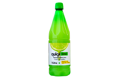 An image of Quick Lime - Squeezed Lime Juice - 1ltr from Best Before Its Gone, we stock products near or past their best Before Date.