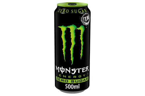 An image of Monster Energy Drink - Zero Sugar - 500ml from Best Before Its Gone, we stock products near or past their best Before Date.