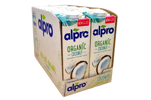 An image of Case of Alpro - Organic Coconut Drink with Rice - Vegan - 8 x 1l from Best Before Its Gone, we stock products near or past their best Before Date.
