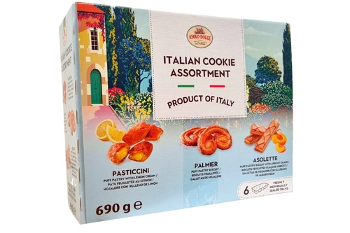 An image of Asolo Dolce - Italian Cookie - Assortment - 690g from Best Before Its Gone, we stock products near or past their best Before Date.