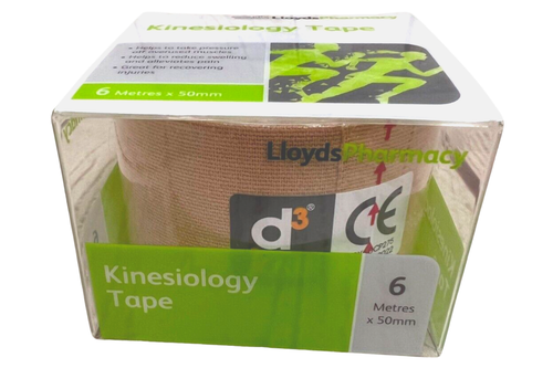 An image of Lloyds Pharmacy - Kinesiology Tape - 6m x 50mm (Various Colour ) from Best Before Its Gone, we stock products near or past their best Before Date.