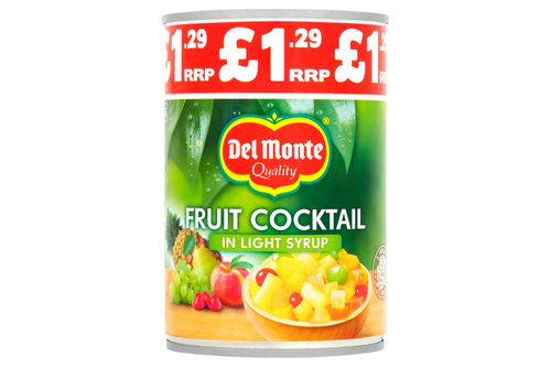An image of Del Monte - Fruit Cocktail in Light Syrup - 425g from Best Before Its Gone, we stock products near or past their best Before Date.