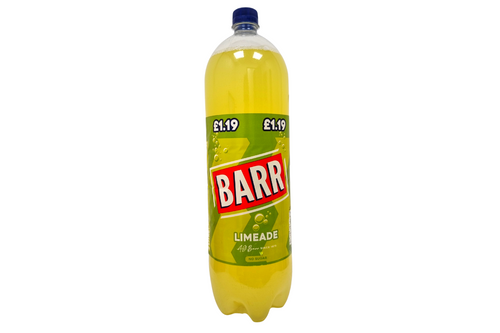 An image of Barr - Sparkling Limeade - No Sugar - 2ltr from Best Before Its Gone, we stock products near or past their best Before Date.