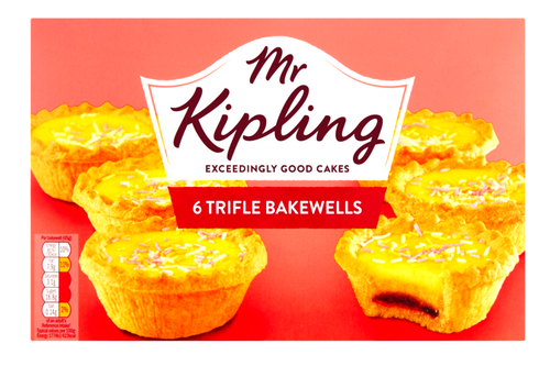 An image of Mr Kipling - 6 Trifle Bakewells  from Best Before Its Gone, we stock products near or past their best Before Date.