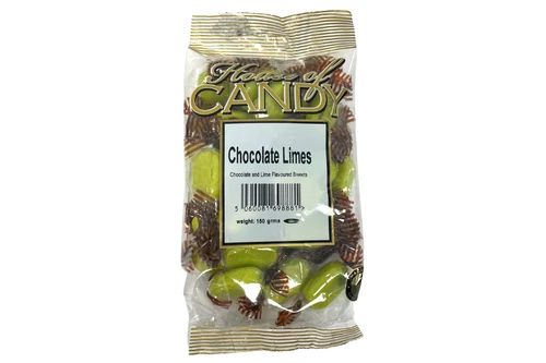 An image of House of Candy - Chocolate Limes - 180g from Best Before Its Gone, we stock products near or past their best Before Date.