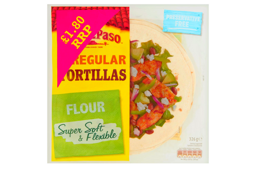 An image of Old El Paso - Regular Tortillas - 326g from Best Before Its Gone, we stock products near or past their best Before Date.