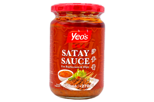 An image of Yeo's - Satay Sauce - For Barbecues &amp; Dips - 270g from Best Before Its Gone, we stock products near or past their best Before Date.