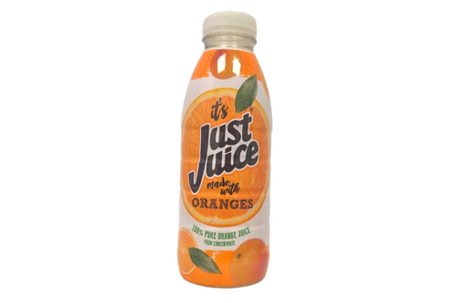 An image of Just Juice - 100% Pure Orange Juice - 500ml from Best Before Its Gone, we stock products near or past their best Before Date.
