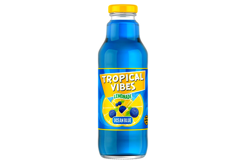An image of Tropical Vibes - Lemonade - Ocean Blue - Lemon & Blueberry Flavour Drink - 532ml from Best Before Its Gone, we stock products near or past their best Before Date. An image of Tropical Vibes - Lemonade - Ocean Blue - Lemon & Blueberry Flavour Drink - 532ml from Best Before Its Gone, we stock products near or past their best Before Date.