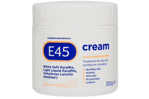 An image of E45 Cream - 350g from Best Before Its Gone, we stock products near or past their best Before Date.