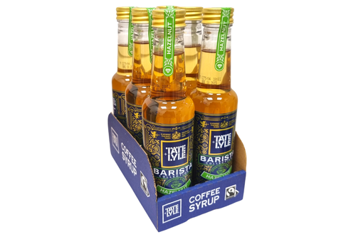 Case of Tate & Lyle - Barista Collection - Hazelnut Coffee Syrup - 6 x 250ml