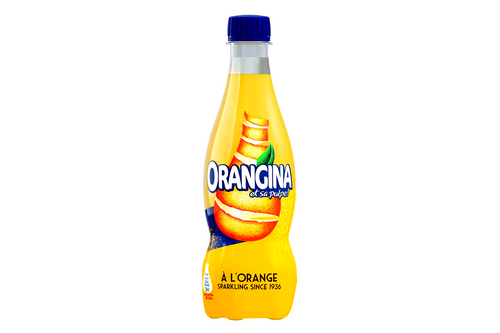 An image of Orangina - Sparkling Orange Juice Drink - 420ml from Best Before Its Gone, we stock products near or past their best Before Date.
