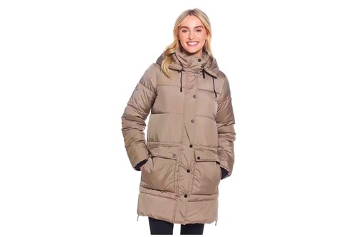An image of Weatherproof - Ladies Walker Coat in Taupe - XL from Best Before Its Gone, we stock products near or past their best Before Date.