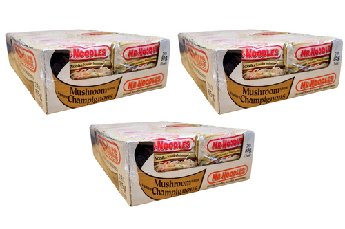 An image of  Box of Mr. Noodles - Instant Noodles - Mushroom Flavour - 72 x 85g from Best Before Its Gone, we stock products near or past their best Before Date.