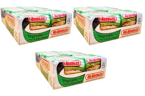 An image of  Box of Mr. Noodles - Instant Noodles - Vegetable Flavour - 72 x 85g from Best Before Its Gone, we stock products near or past their best Before Date.