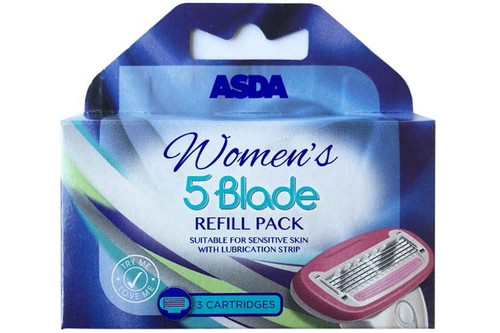 ASDA - 5 Blade Refill Pack - 3 Cartridges