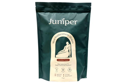 An image of Juniper - Meal Replacement Shakes - Chocolate Flavour - 770g from Best Before Its Gone, we stock products near or past their best Before Date.
